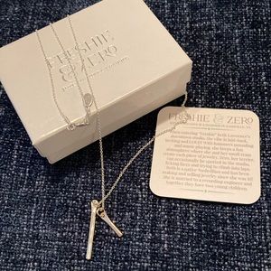 Freshie & Zero Sterling/Brass Necklace, NIB